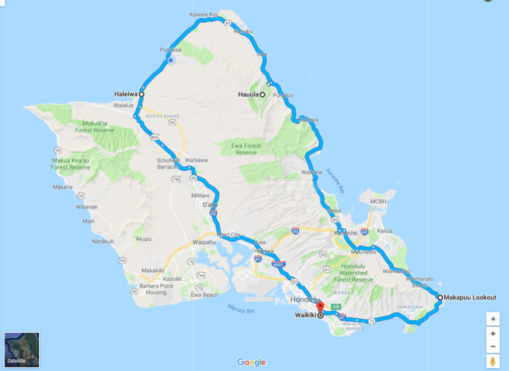 oahu travel itinerary